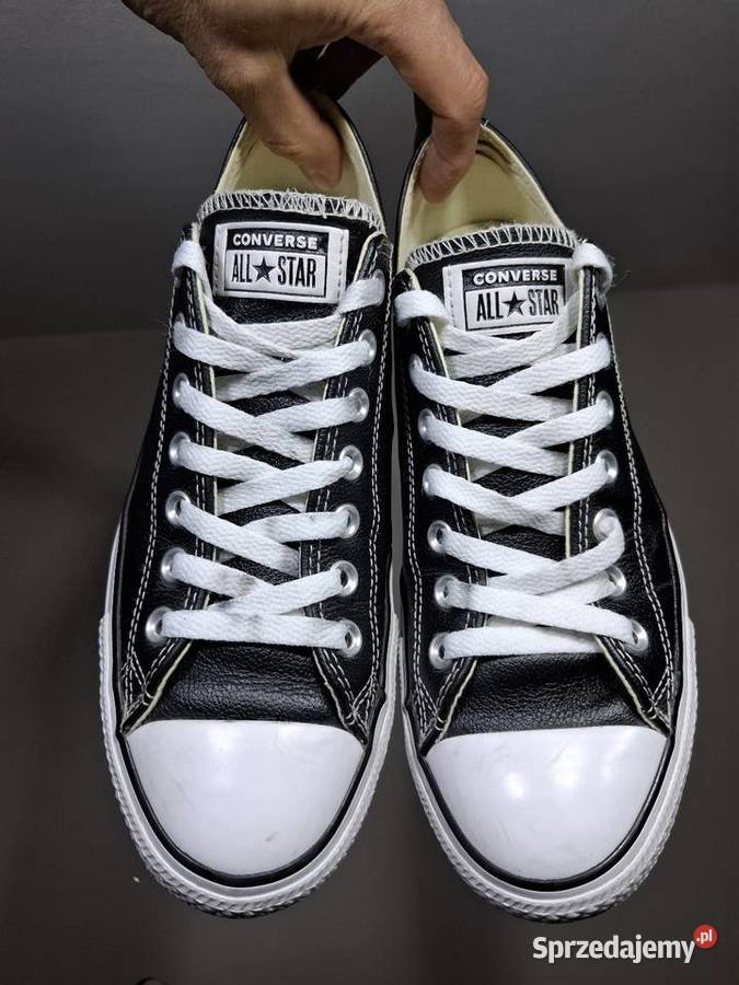 Converse 42 All Star skórzane trampki czarne 27.5cm Kraków