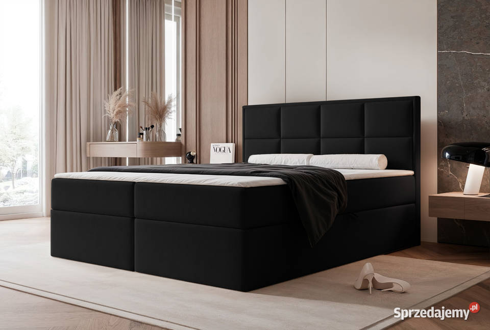 Łóżko kontynentalne z pojemnikiem Silensio różne Tarchały Małe