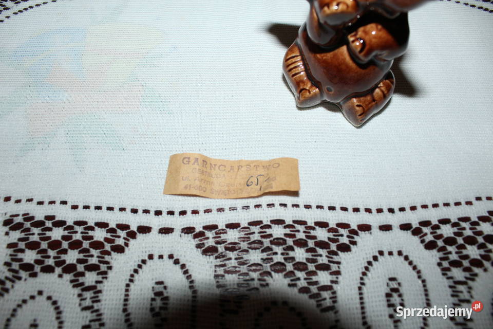 Słonik Porcelit Ceramika metka PRL Chorzów