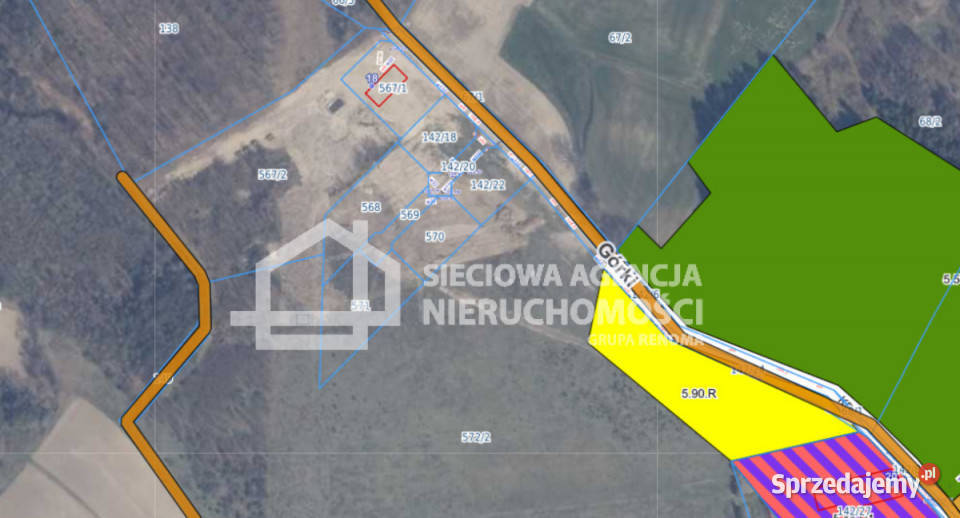 Działka 2128m2 Donimierz pomorskie