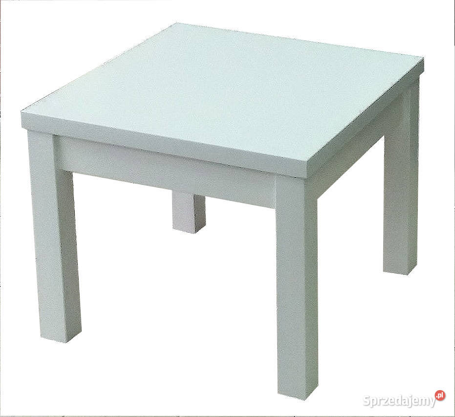 Ława DREWNIANA GRZEŚ 7070 Stół Ławostół BIAŁA 70cm