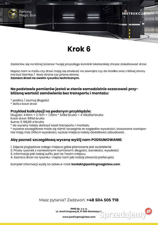 Komórka lokatorska box garażowy piwnica na Kielce sprzedam