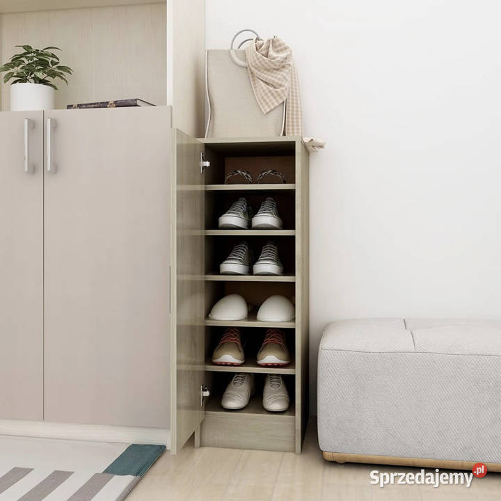 Szafka na buty dąb sonoma 32x35x92 materiał Dom i Ogród Warszawa sprzedam