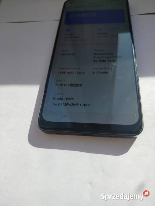Oppo Reno 7 Lite 5G 8GB128GB Czarny stan lekko Łódź