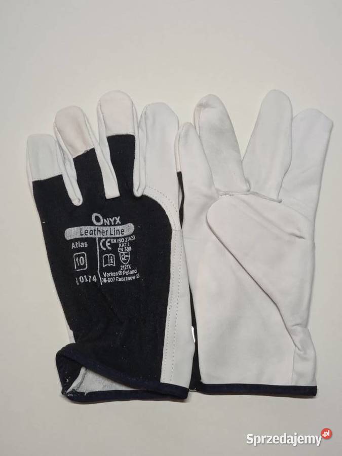 Rękawice robocze ATLAS z miękiej skóry koziej sprzedam