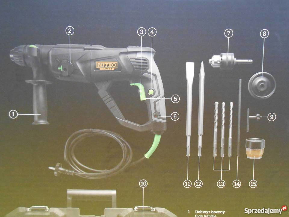 Młotowiertarka NITEO TOOLS NOWA Elektryczne Katowice