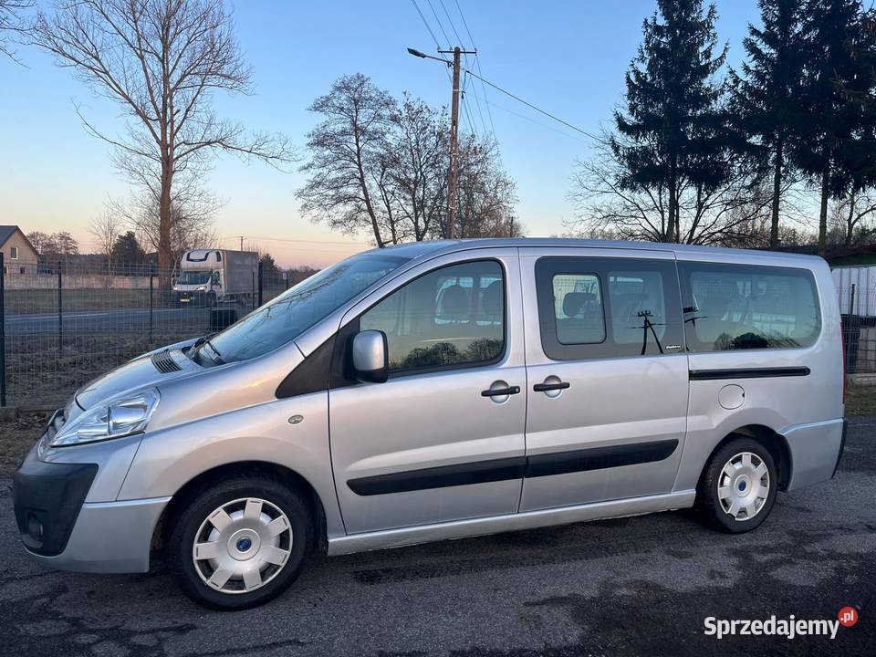 Fiat Scudo Long 9 osób 2x Klima 2x drzwi suwane 1997cm3 łódzkie Poddębice