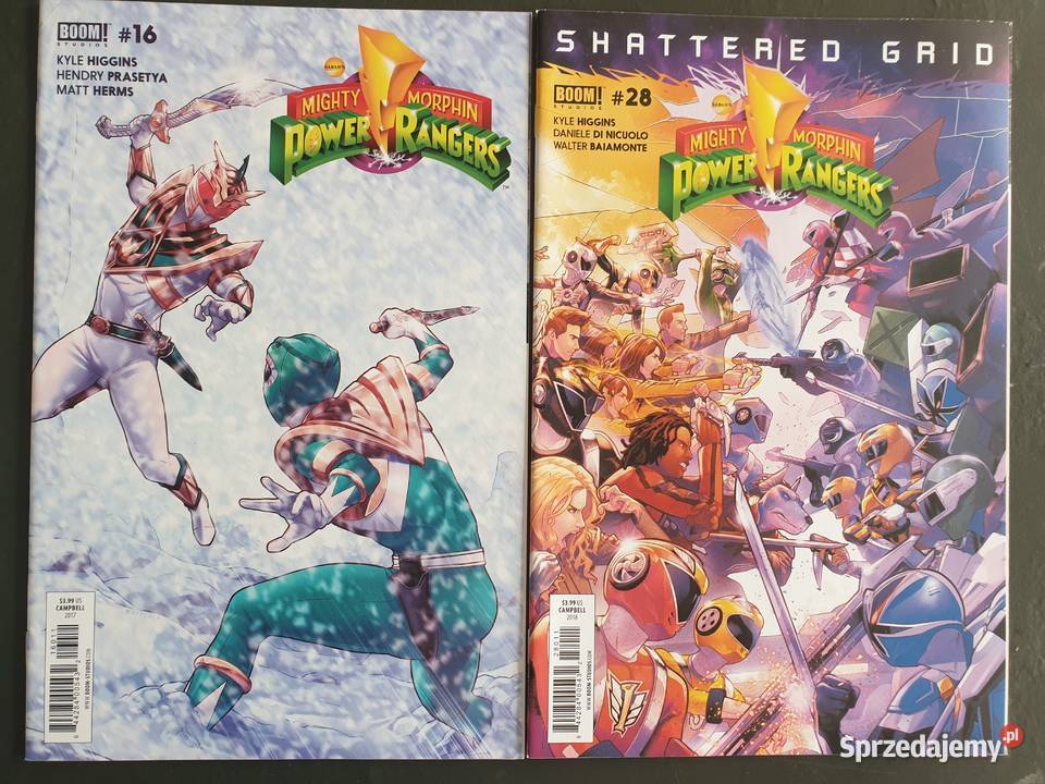 Power Rangers kolekcja 18 komiksów USA Gdynia