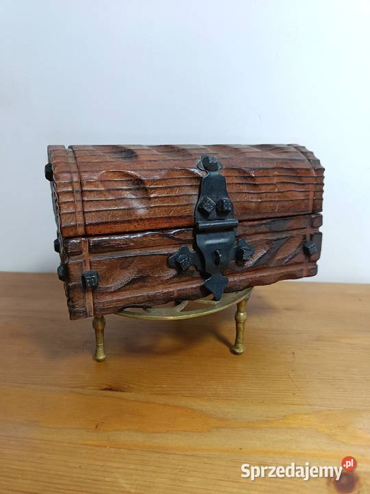 VintageSzkaułka drewniana Antyki, Sztuka, Kolekcje warmińsko-mazurskie