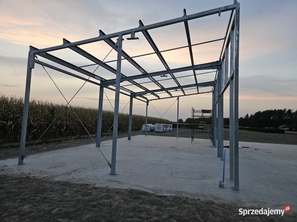 KONSTRUKCJA STALOWA 7m x 15m Hala Garaż Wiata Siedlce