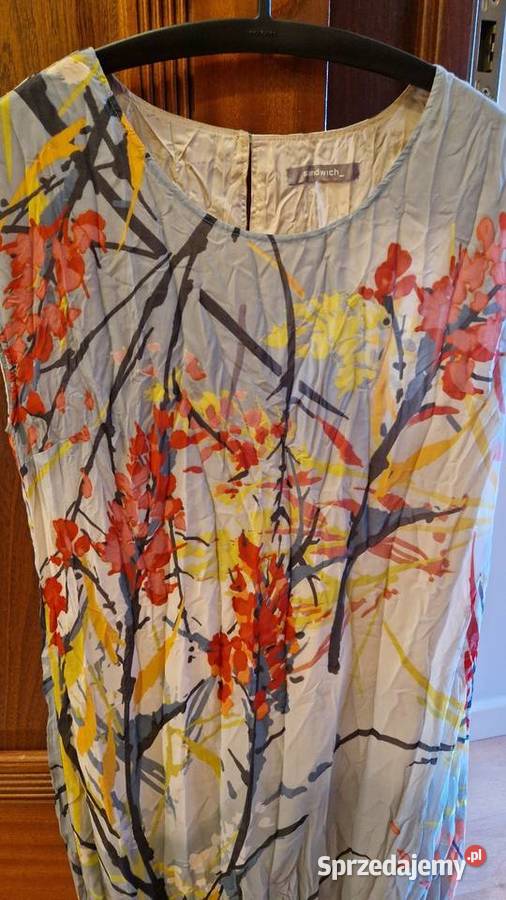 SUKIENKA marki Sandwich wizytowaletnia L42nowa Inny materiał Spódnice i sukienki lubelskie Lublin