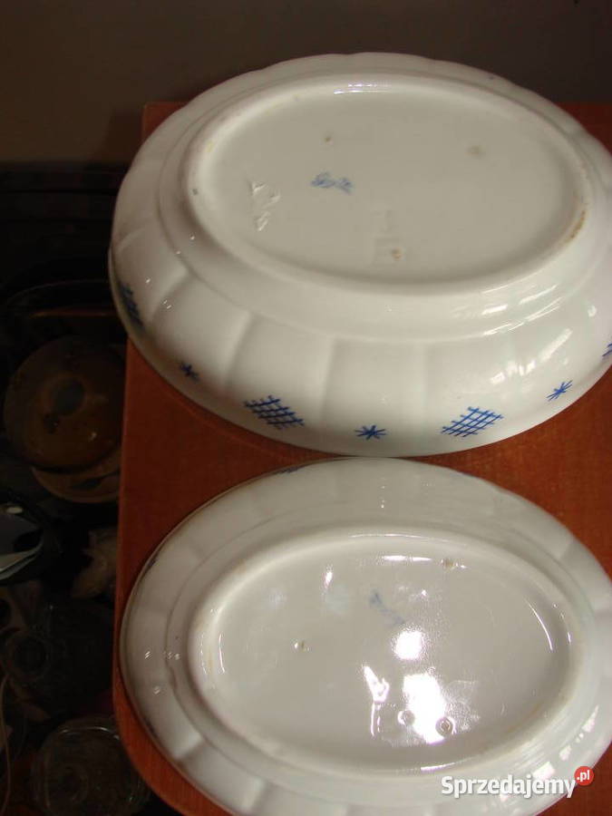 Gefle stara porcelanowa owalna miska pomorskie Pruszcz Gdański