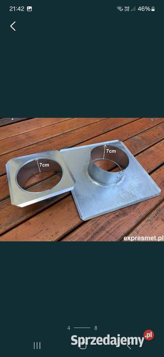 Radiator stalowy promiennik do kominka kozy