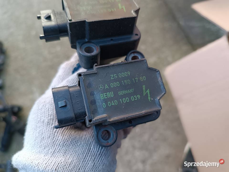 Cewka zapłonowa Mercedes W208 23 A0001501780 Wał-Ruda