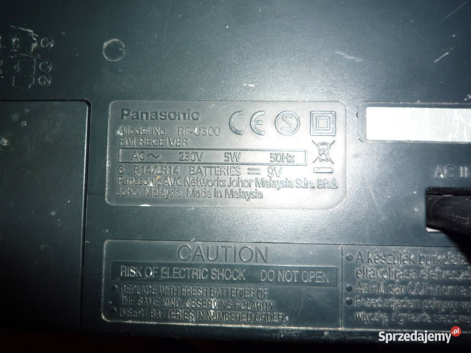 radio panasonic rfu300 sprzedam