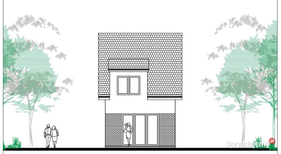 Dom 80 m2 Żyrardów Lawendowa oś wschód