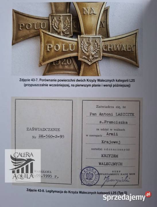 Katalog Krzyż Walecznych Mariusz Pecio Wejherowo