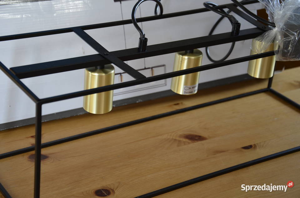 nowoczesna lampa wisząca żyrandol loft metal Zamość