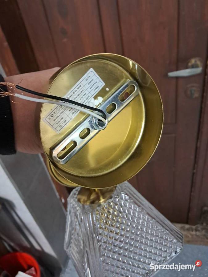 Sprzedam 2 nowe piękne kinkiety klosze ze szkła Sandomierz sprzedam