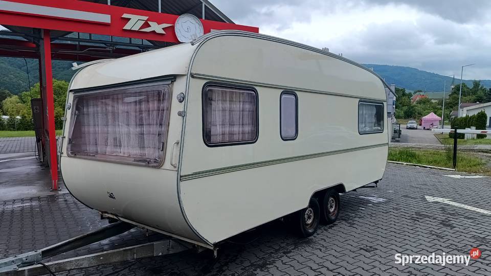 przyczepa kempingowa campingowa kemping DOMEK Kempingowe Międzybrodzie Bialskie sprzedam