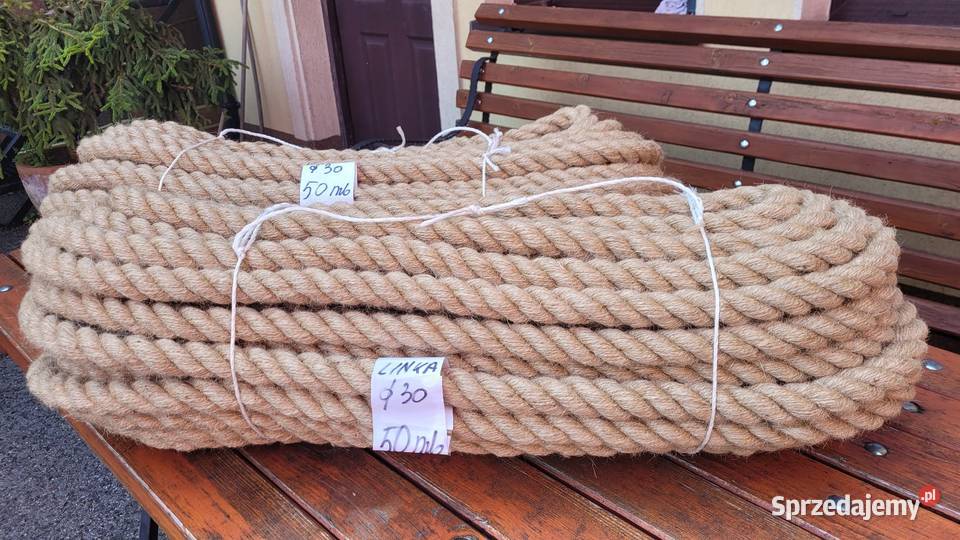 Lina jutowa 20mm 50m sznurek postronek lina Warszawa