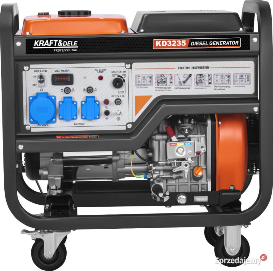 Agregat prądotwórczy DIESEL 78kW 230V KD3235