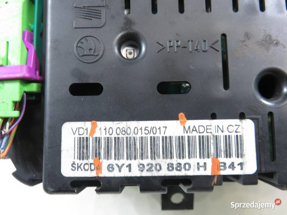 LICZNIK SKODA FABIA I 19 TDI 6Y1920880H Motoryzacja sprzedam