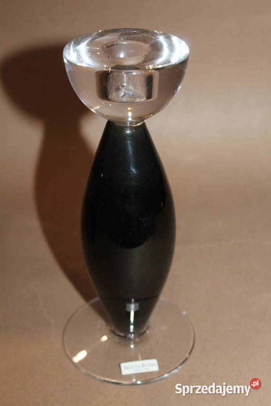 Szklany świecznik Kosta Boda 783 Szczecin