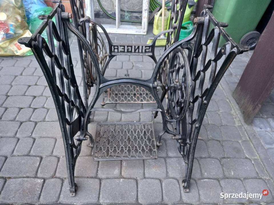 Stare nogi podstawy maszyny do szycia PRL Rawicz