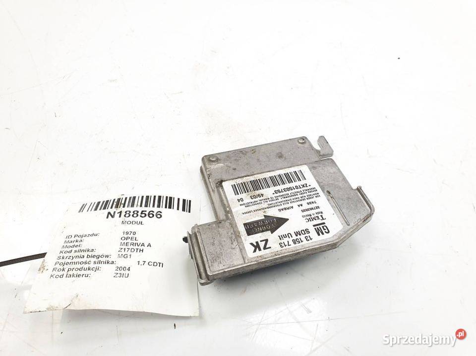 MODUŁ OPEL MERIVA A 13158713 Lipno