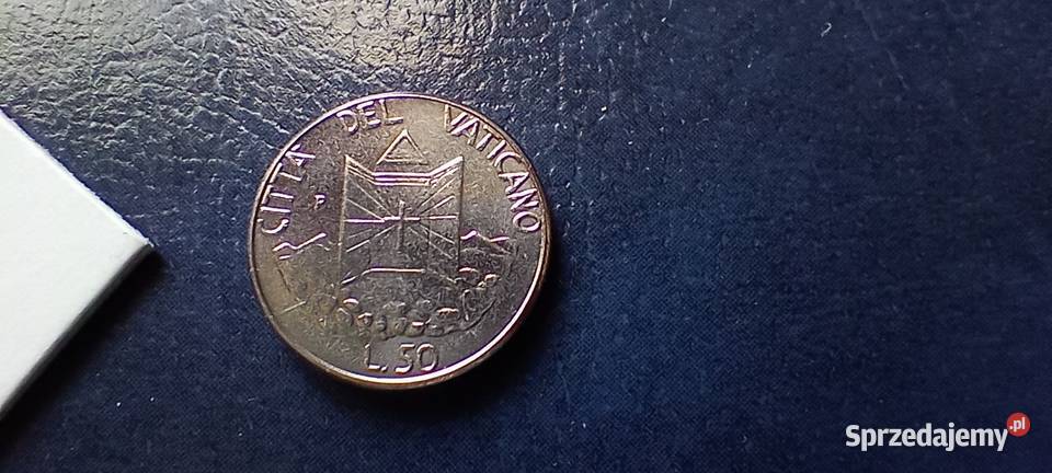 Stare monety 50 lir 1990 Watykan Lesko