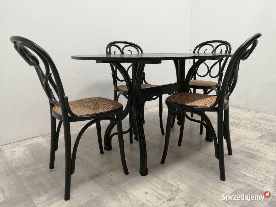 stół stolik model Thonet z krzesłami do kuchni Radomsko sprzedam
