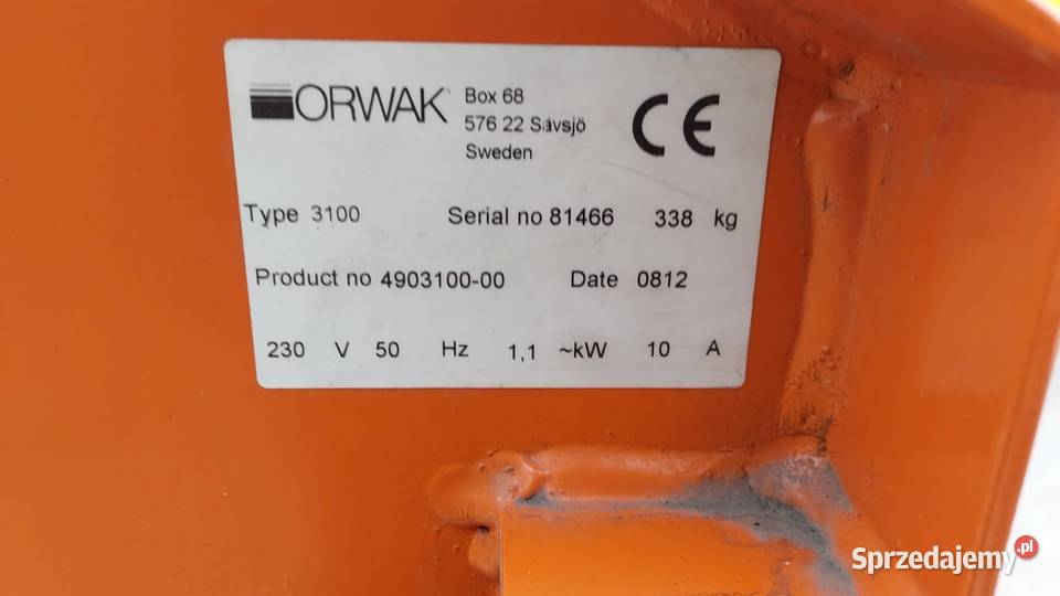 Belownica prasa do folii kartonu makulatury