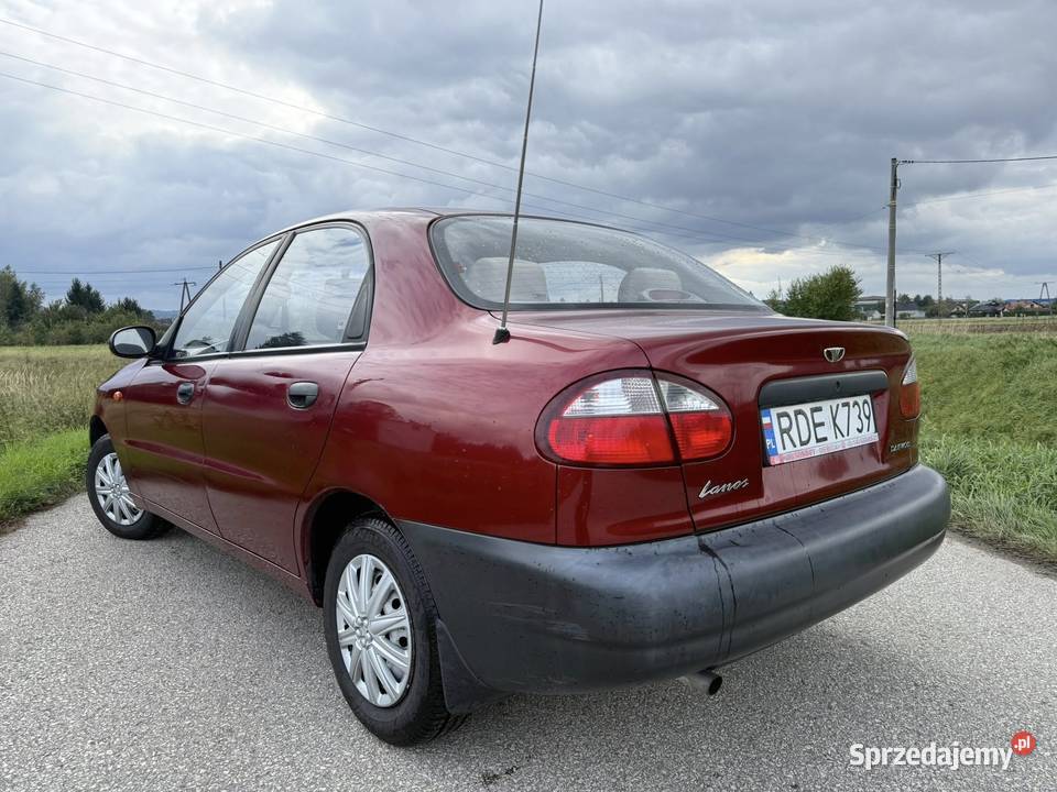 Dewoo Lanos 14 8V Niski Przebieg Pierwszy wiśniowy Dębica