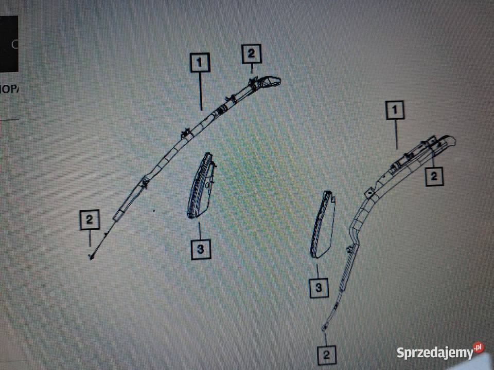 Dodge ram 1500 crew cab2019 kurtyna prawa air Mojusz sprzedam