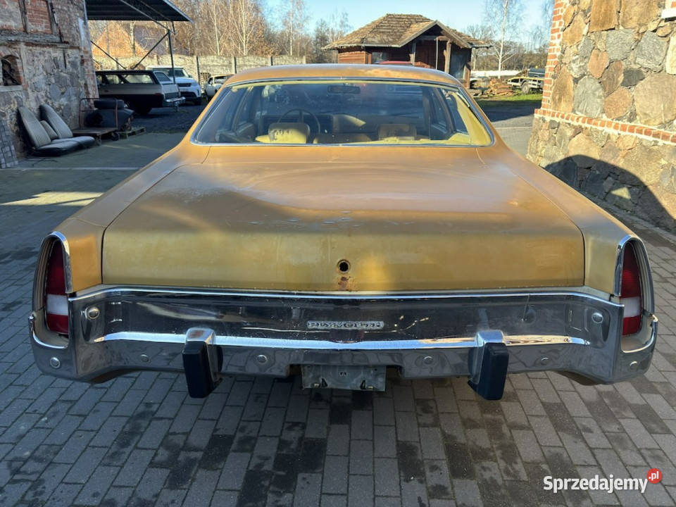Plymouth Fury BLACK WEEK 5000 PLYMOUTH FURY 1972 108000km lubuskie Sulechów