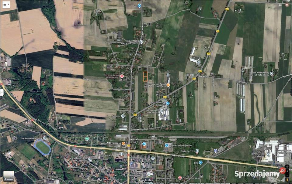 Działka budowlana 1300m2 WZ bezterminowe Media Lipno