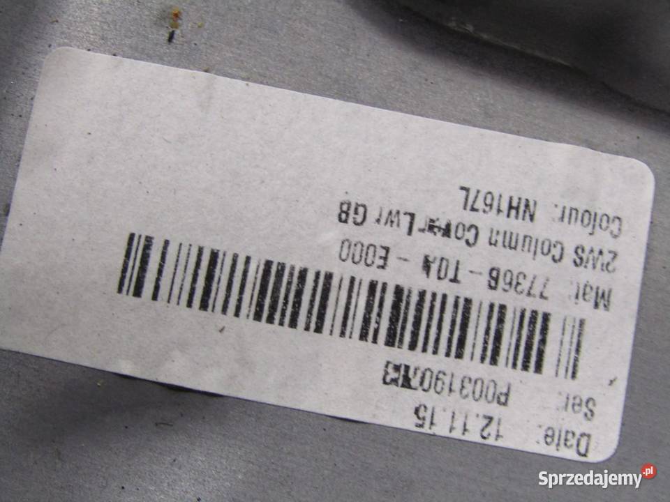 OSŁONA KOLUMNY KIEROWNICZEJ HONDA CRV CRV IV osobowe