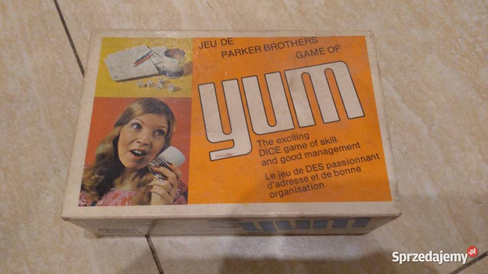 Gra w kości Parker brothers Kanada 1970 Antyki, Sztuka, Kolekcje Sieradz