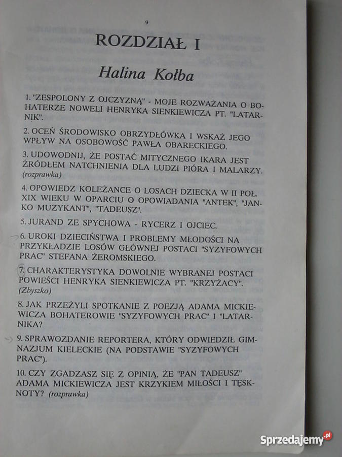 Wzorcowe wypracowania szkół podstawowych sprzedam