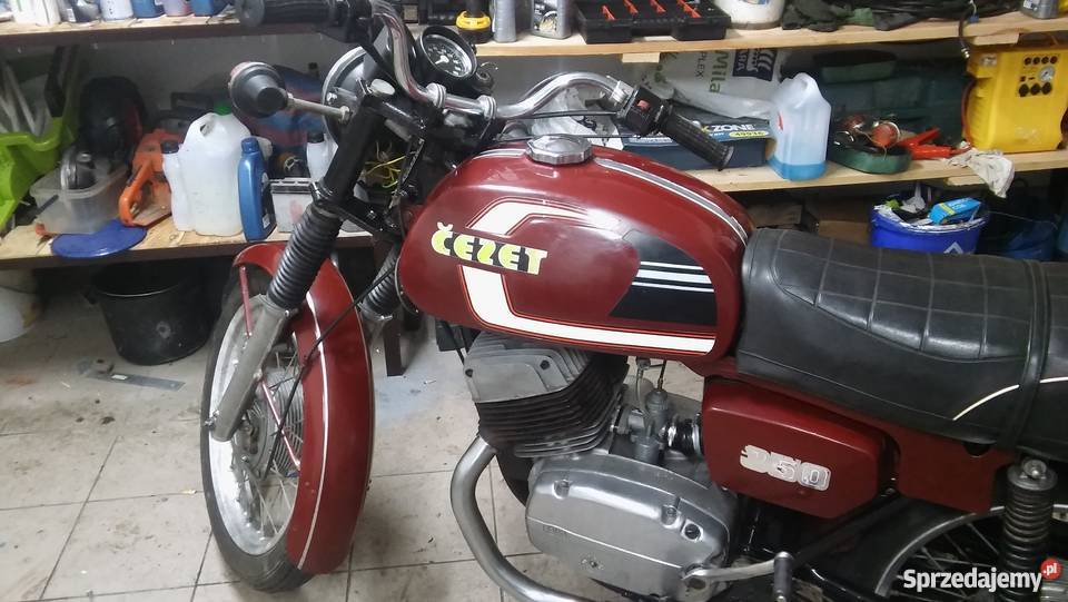 JAWA CZ CEZET 350 model 4725 ORYGINAŁ Rok produkcji 1986 Budzyń