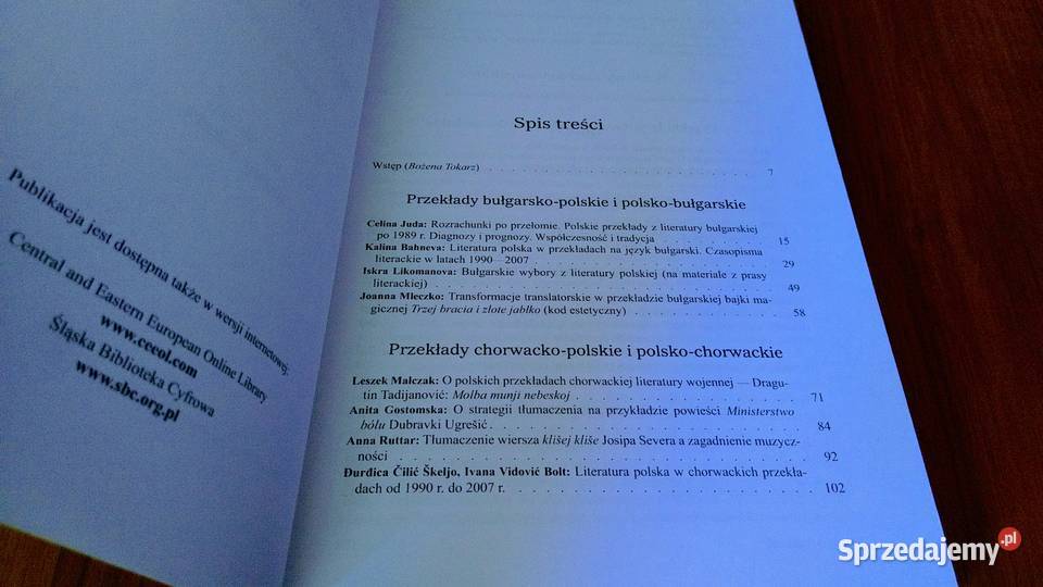 Przekłady Literatur Słowiańskich Wybory Gdańsk