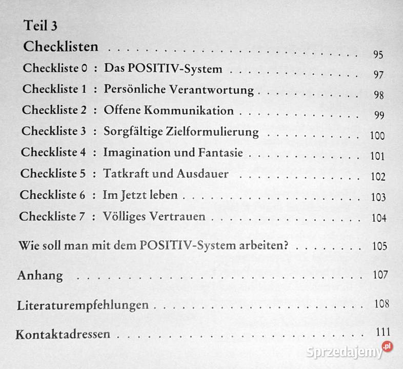 Positives Denken Manfred Czierwitzki Chełm