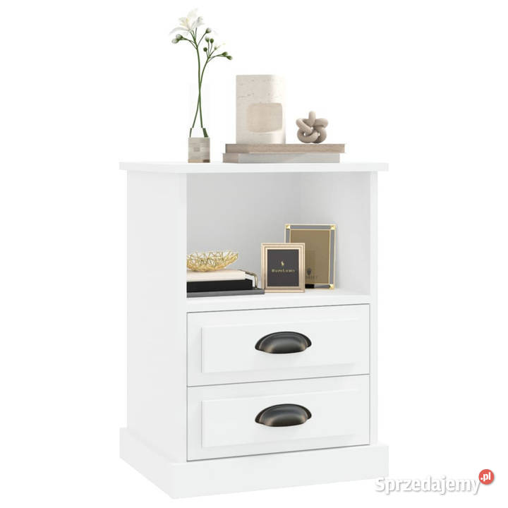 Szafka nocna biała 43x36x60 WM816328