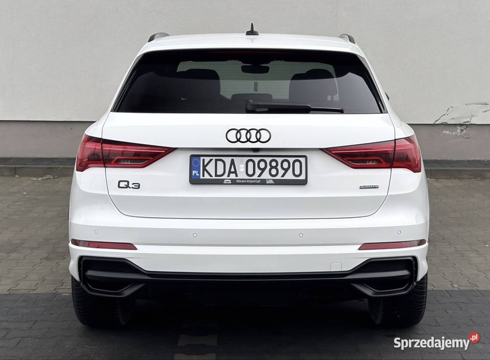 Audi Q3 2022 20tfsi Quattro SLINE Black Optic 245KM Q3 Dąbrowa Tarnowska