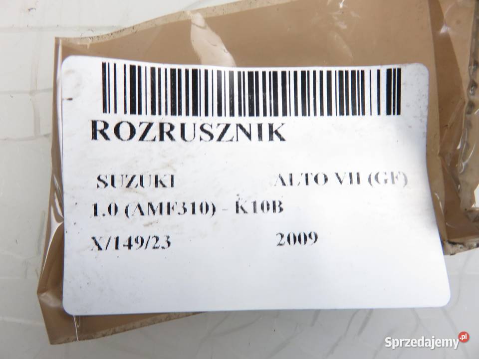 ROZRUSZNIK SUZUKI ALTO VII 10 12V 31100M68K1