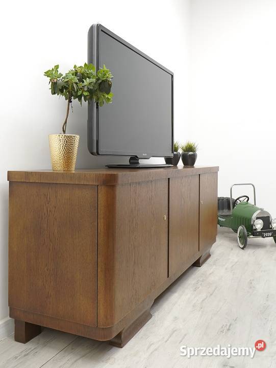 Zabytkowa komoda z lat 40tych w stylu art deco wielkopolskie Jerka