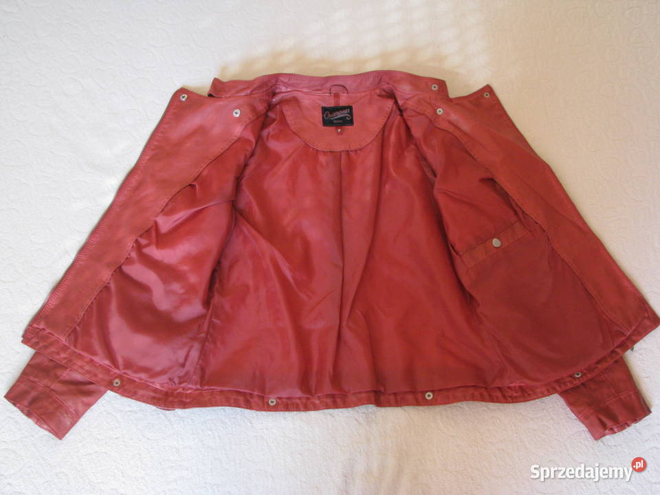 Kurtka ramoneska ze skórki na stójce 42 Brzegi