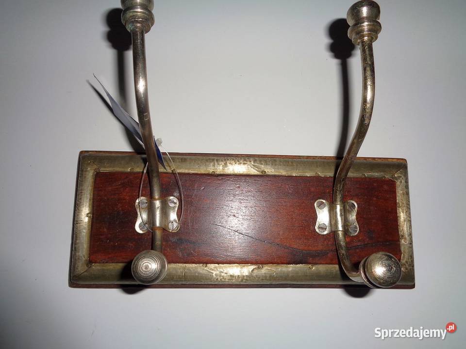 Wieszak drewnometal rękodzieło INDIE odcienie brązowego kujawsko-pomorskie