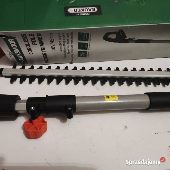 Nożyce do żywopłotu Hawksmoor 18V 46 akumula U śląskie Zawiercie sprzedam